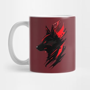 Black Dog Design Mug